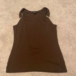 White House Black Market Brown Tank SizeM